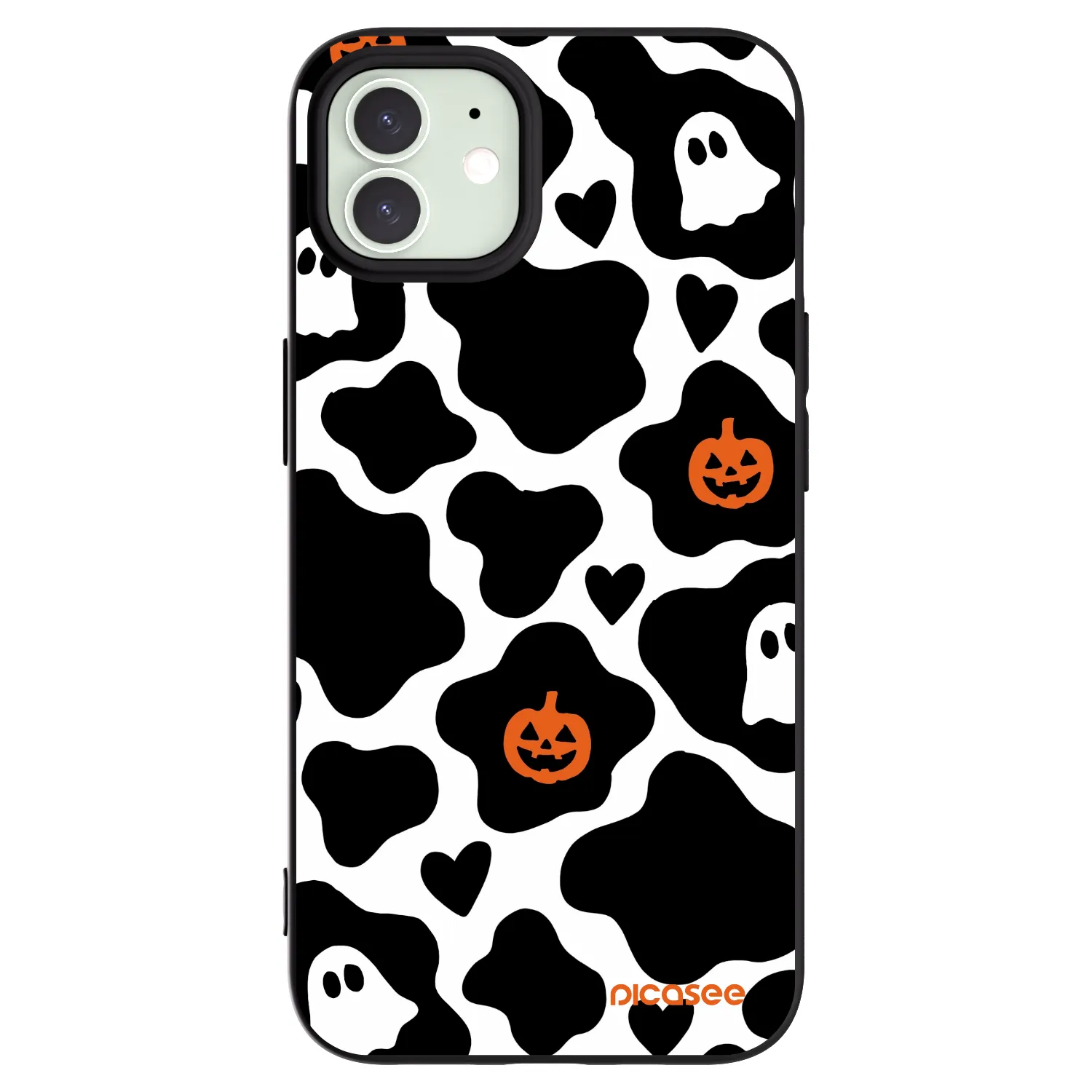 Picasee Μαύρη θήκη σιλικόνης για Apple iPhone 12 - Boow