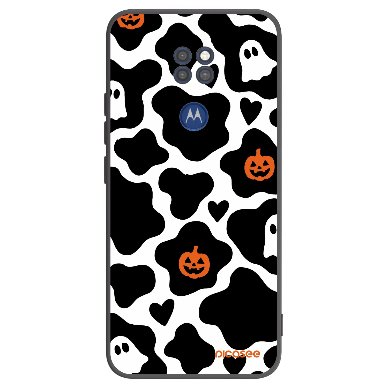 Picasee Μαύρη θήκη σιλικόνης για Motorola Moto G9 Play - Boow