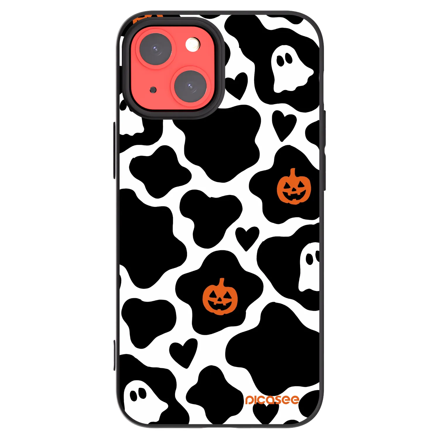 Picasee Μαύρη θήκη σιλικόνης για Apple iPhone 13 mini - Boow