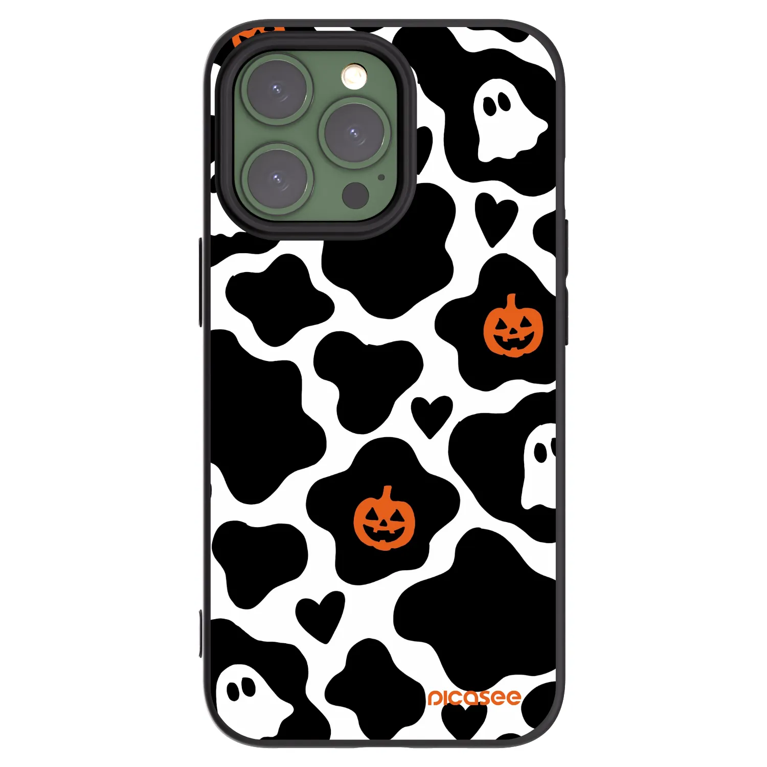 Picasee Μαύρη θήκη σιλικόνης για Apple iPhone 13 Pro - Boow