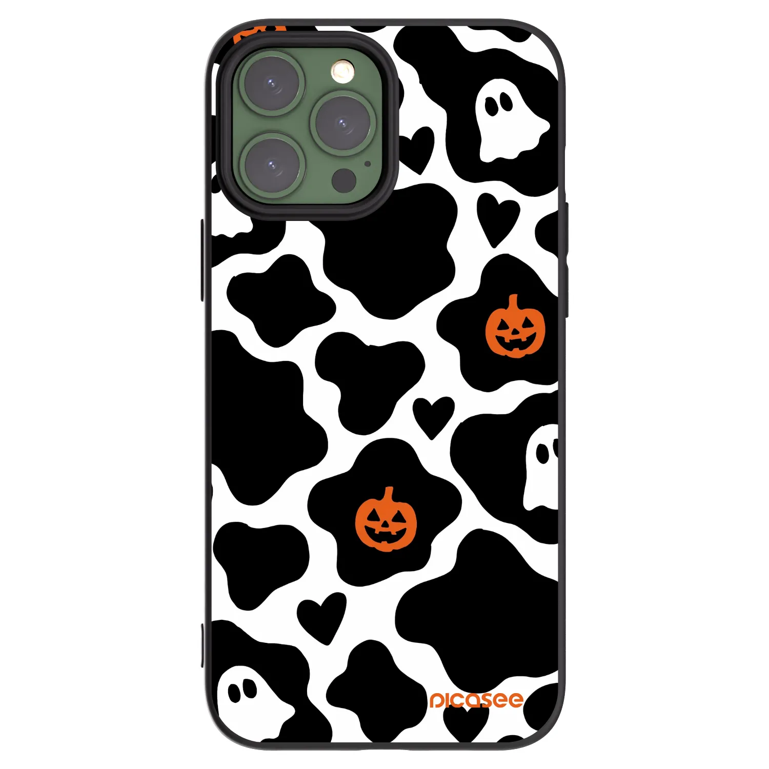 Picasee Μαύρη θήκη σιλικόνης για Apple iPhone 13 Pro Max - Boow