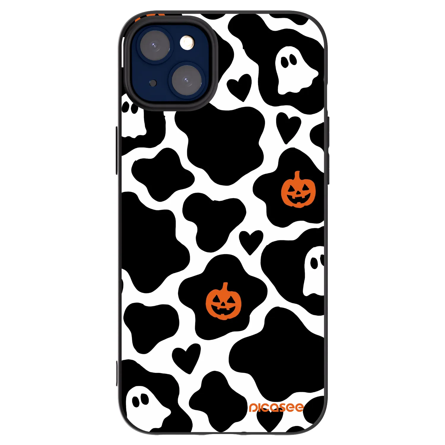 Picasee Μαύρη θήκη σιλικόνης για Apple iPhone 14 Plus - Boow