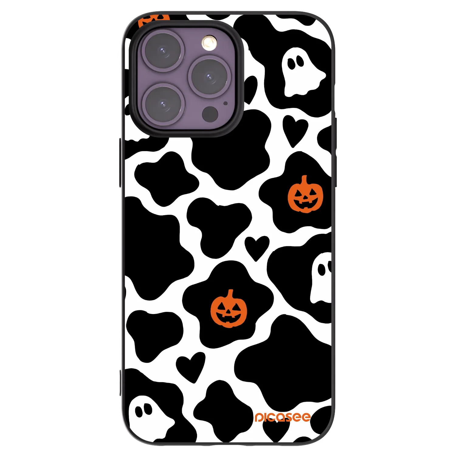 Picasee Μαύρη θήκη σιλικόνης για Apple iPhone 14 Pro Max - Boow