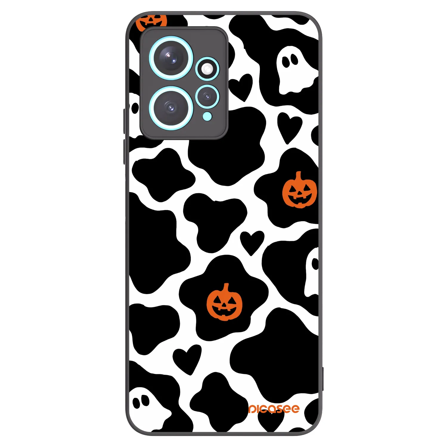 Picasee Μαύρη θήκη σιλικόνης για Xiaomi Redmi Note 12 4G - Boow
