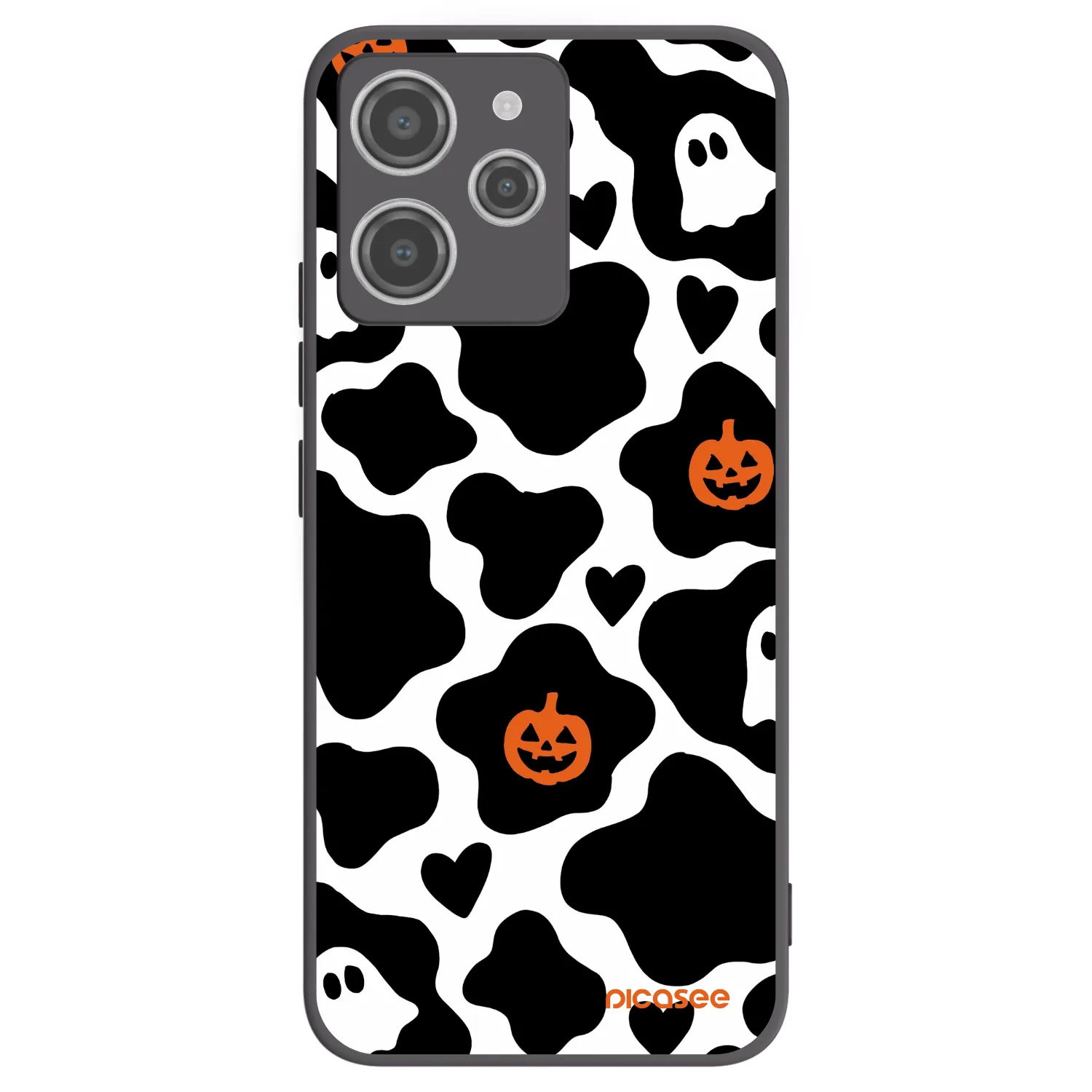 Picasee Μαύρη θήκη σιλικόνης για Xiaomi Redmi 12 4G - Boow