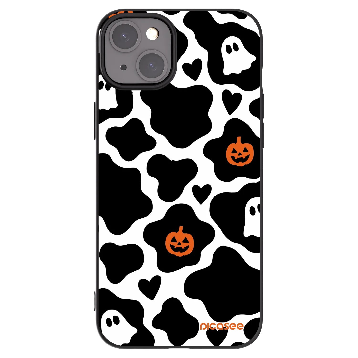 Picasee Μαύρη θήκη σιλικόνης για Apple iPhone 15 Plus - Boow
