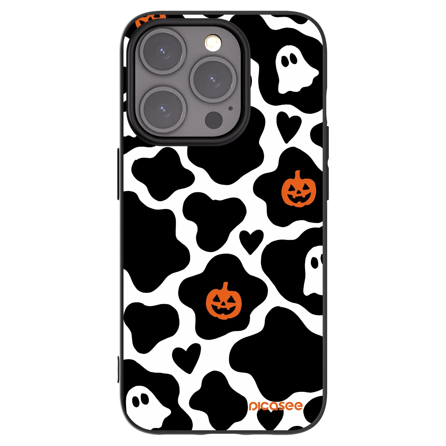Picasee Μαύρη θήκη σιλικόνης για Apple iPhone 15 Pro - Boow