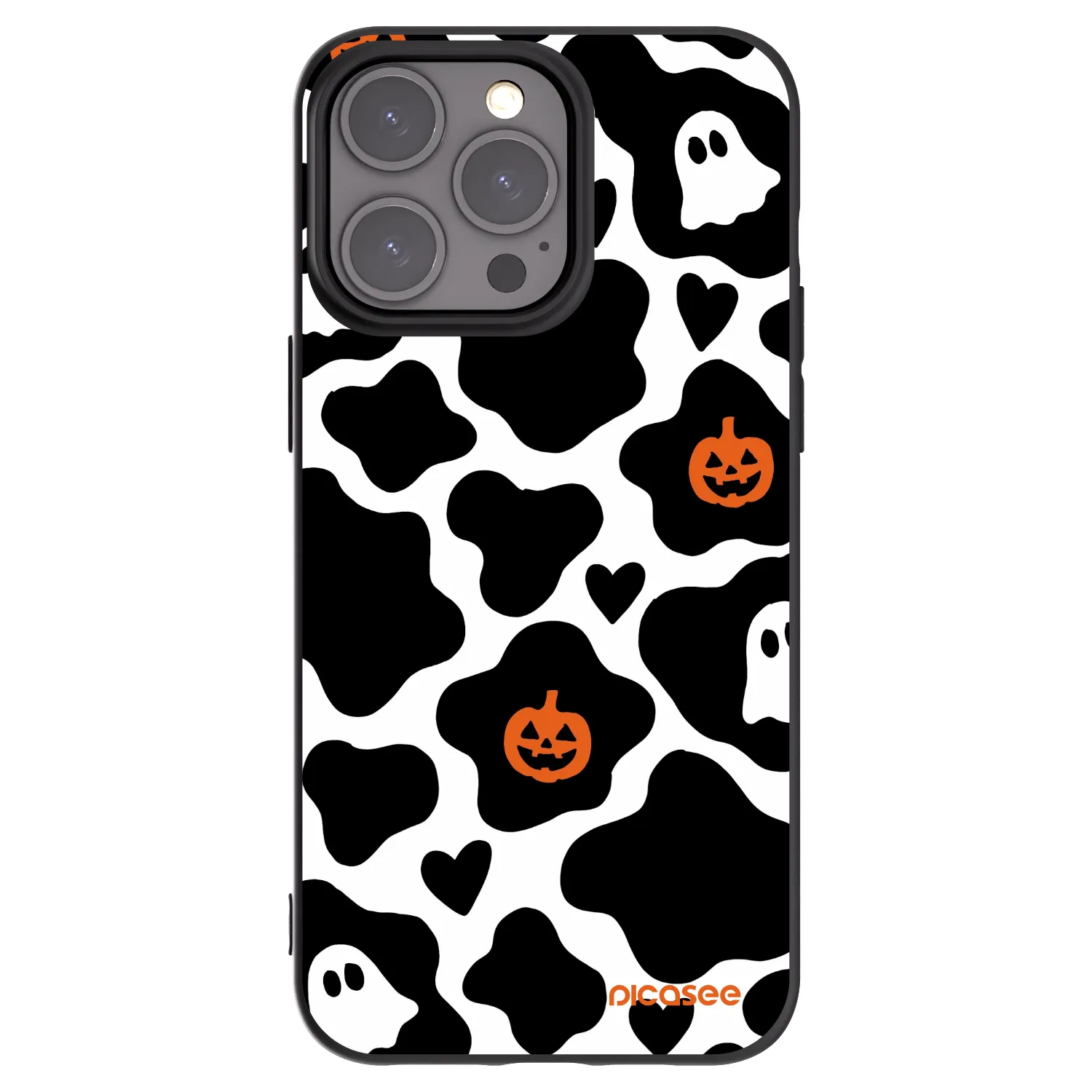 Picasee Μαύρη θήκη σιλικόνης για Apple iPhone 15 Pro Max - Boow