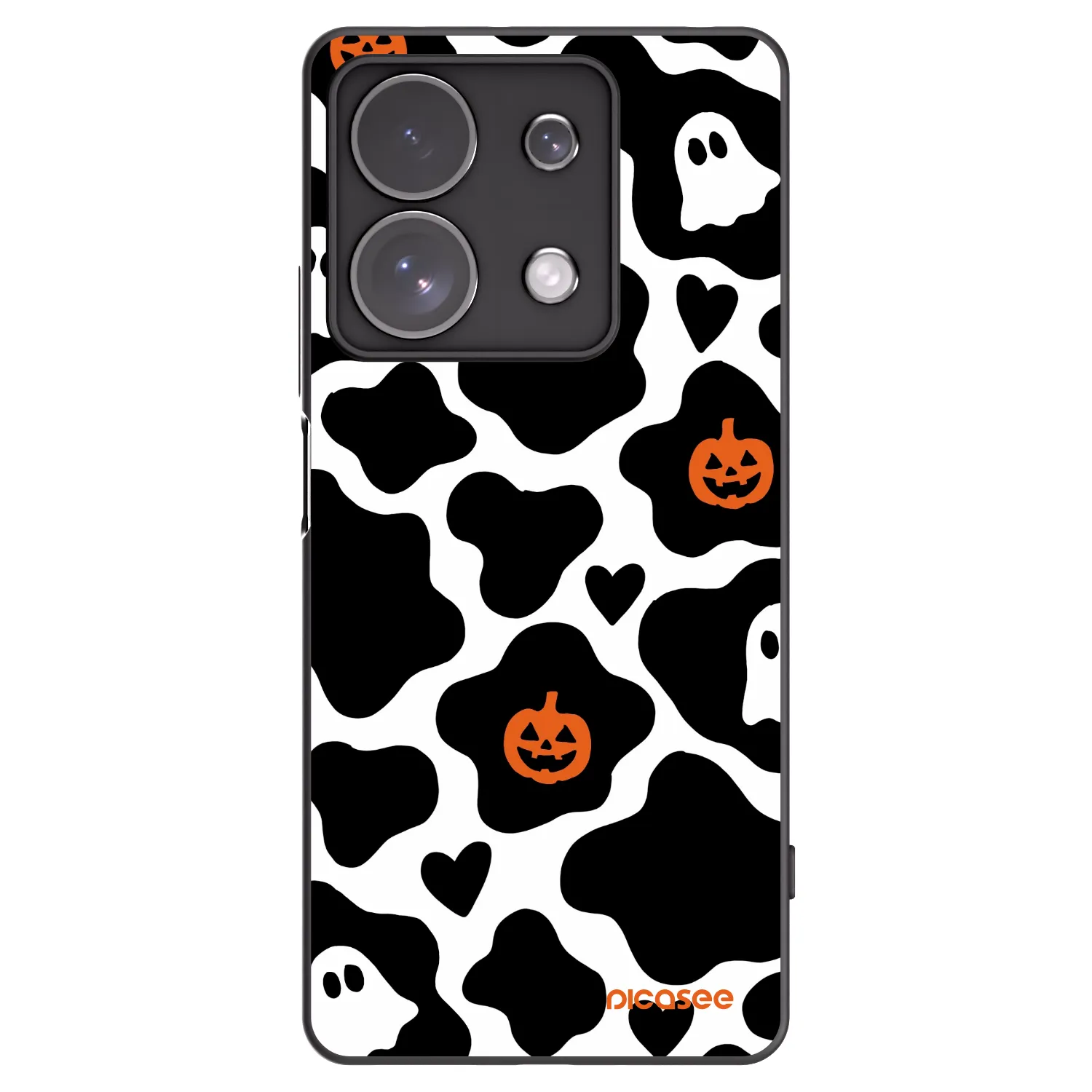 Picasee Μαύρη θήκη σιλικόνης για Xiaomi Redmi Note 13 Pro 4G - Boow
