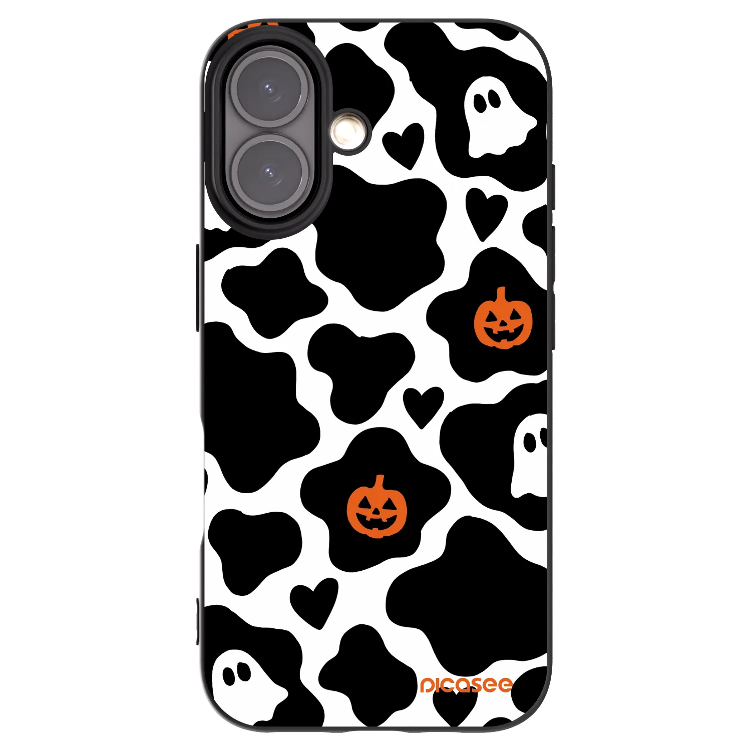 Picasee Μαύρη θήκη σιλικόνης για Apple iPhone 16 - Boow