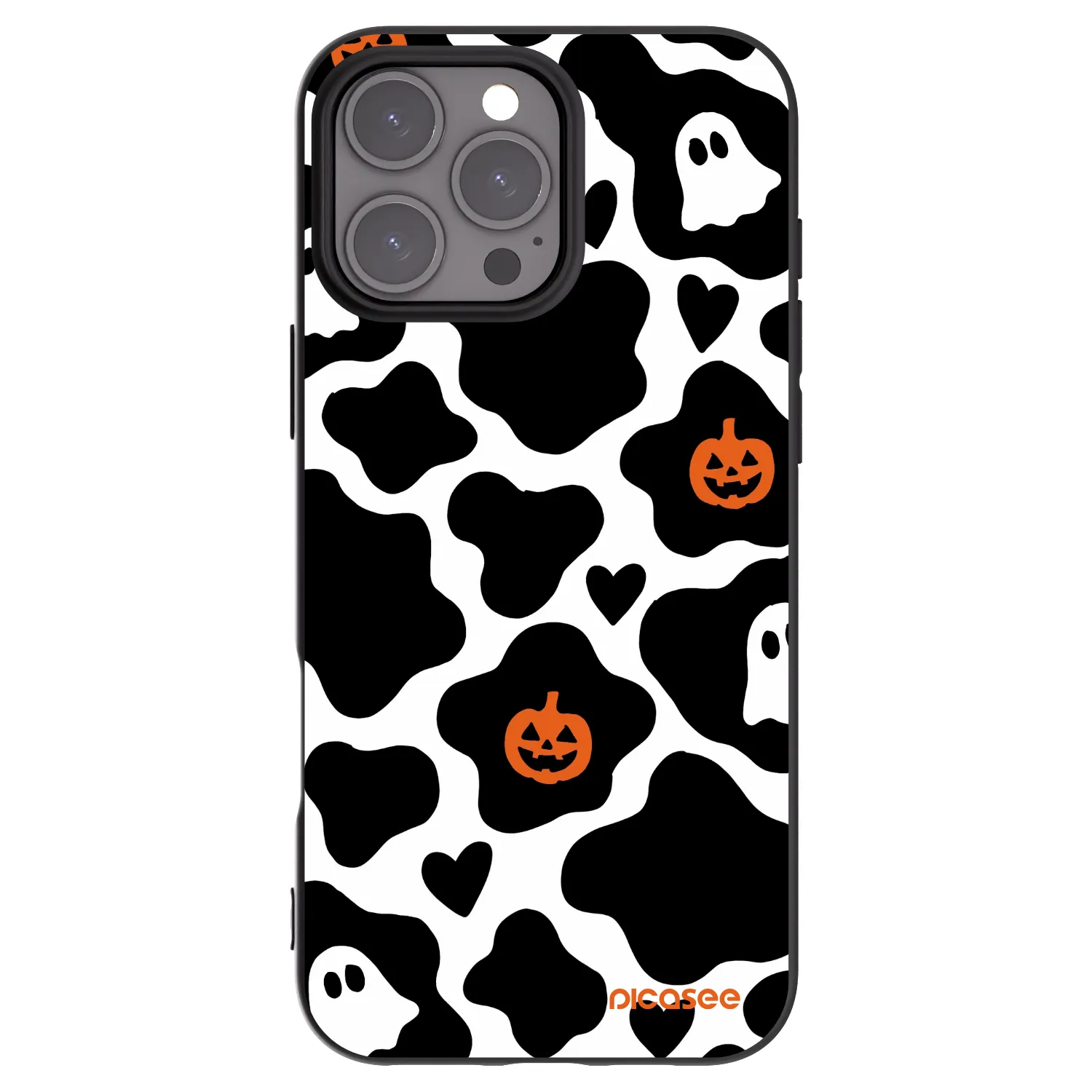 Picasee Μαύρη θήκη σιλικόνης για Apple iPhone 16 Pro Max - Boow