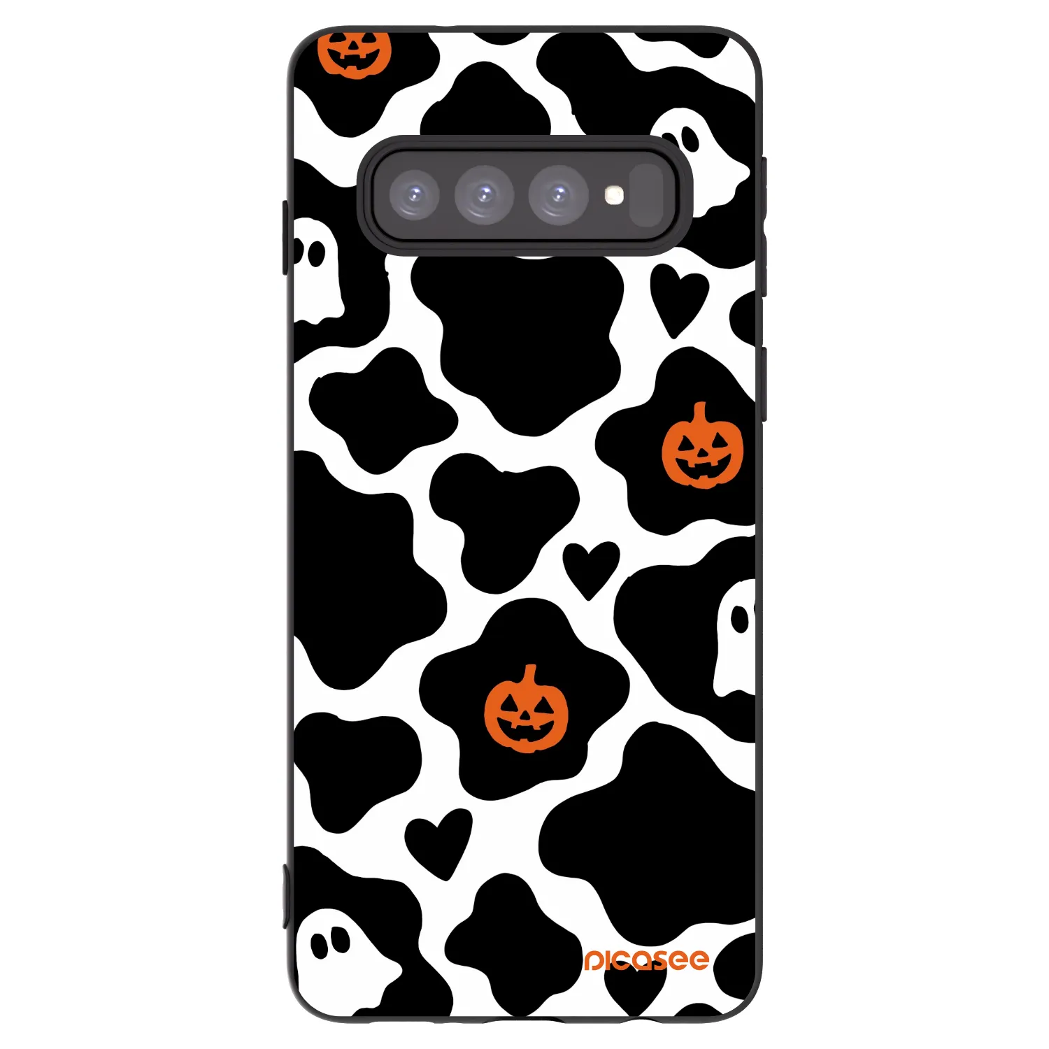 Picasee Μαύρη θήκη σιλικόνης για Samsung Galaxy S10 G973 - Boow