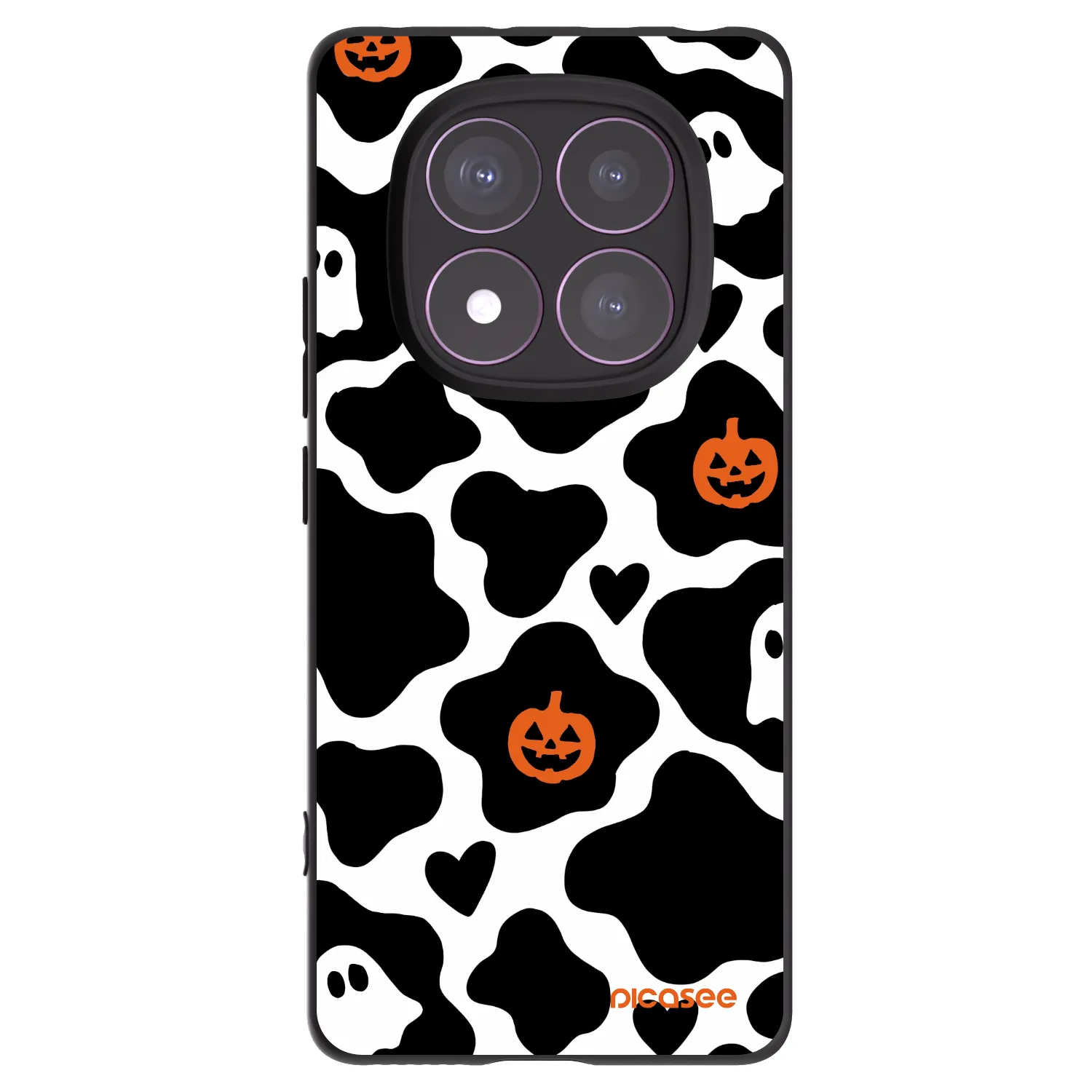 Picasee Μαύρη θήκη σιλικόνης για Xiaomi Redmi Note 14 Pro 4G - Boow