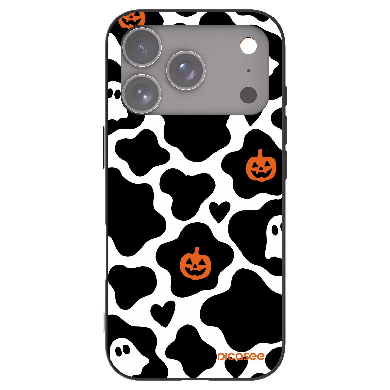 Picasee Μαύρη θήκη σιλικόνης για Apple iPhone 17 Pro - Boow
