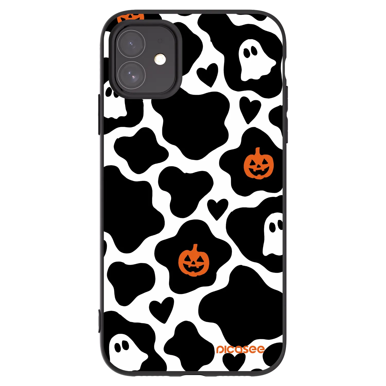 Picasee Μαύρη θήκη σιλικόνης για Apple iPhone 11 - Boow
