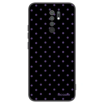 Picasee Μαύρη θήκη σιλικόνης για Xiaomi Redmi 9 - Flickers