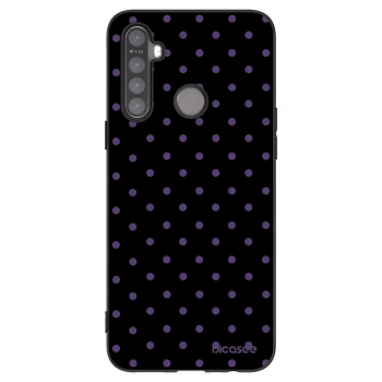 Picasee Μαύρη θήκη σιλικόνης για Realme 5 - Flickers