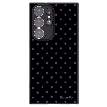 Picasee Μαύρη θήκη σιλικόνης για Samsung Galaxy S23 Ultra 5G - Flickers