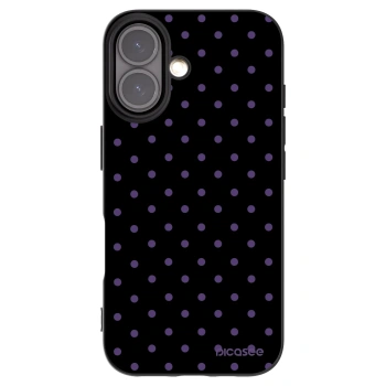Picasee Μαύρη θήκη σιλικόνης για Apple iPhone 16 - Flickers