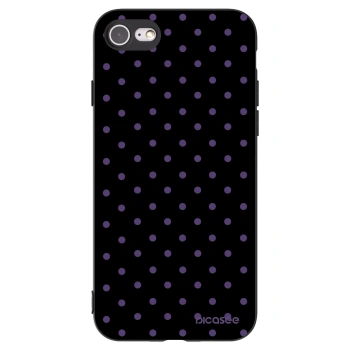 Picasee Μαύρη θήκη σιλικόνης για Apple iPhone 8 - Flickers