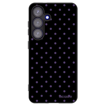 Picasee Μαύρη θήκη σιλικόνης για Samsung Galaxy S25 5G - Flickers