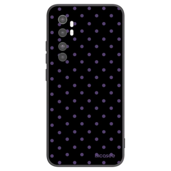 Picasee Μαύρη θήκη σιλικόνης για Xiaomi Mi Note 10 Lite - Flickers