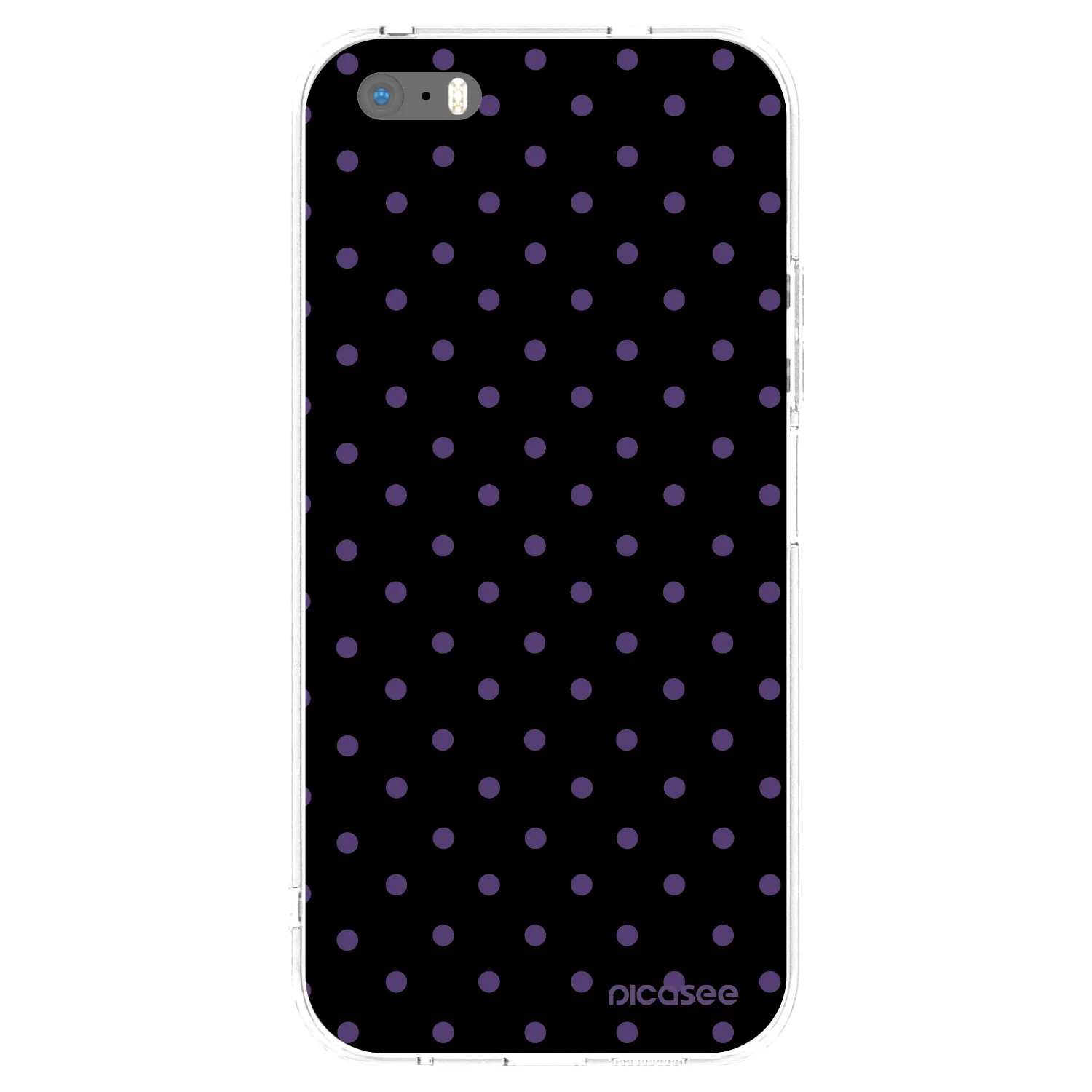 Picasee διαφανής θήκη σιλικόνης Apple iPhone 5/5S/SE - Flickers