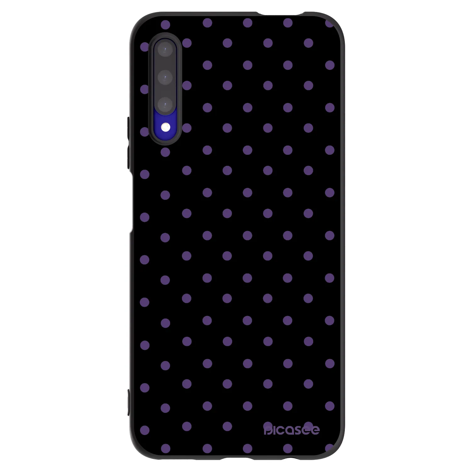 Picasee Μαύρη θήκη σιλικόνης για Honor 9X Pro - Flickers