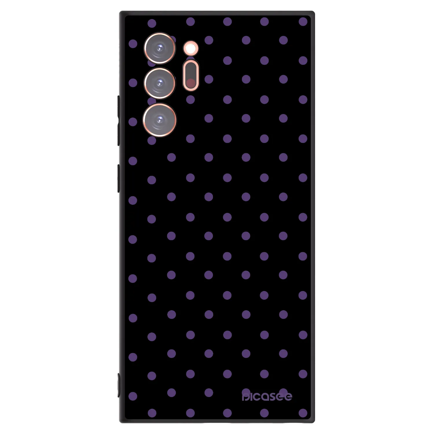 Picasee Μαύρη θήκη σιλικόνης για Samsung Galaxy Note 20 Ultra - Flickers