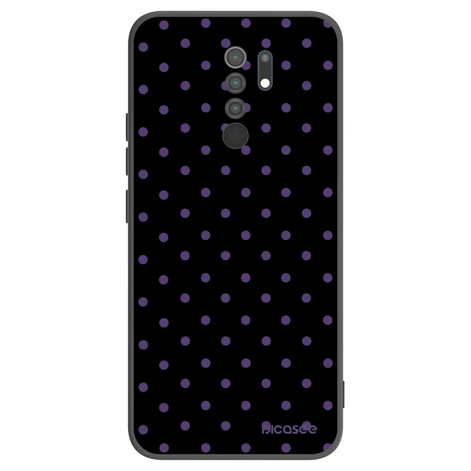 Picasee Μαύρη θήκη σιλικόνης για Xiaomi Redmi 9 - Flickers