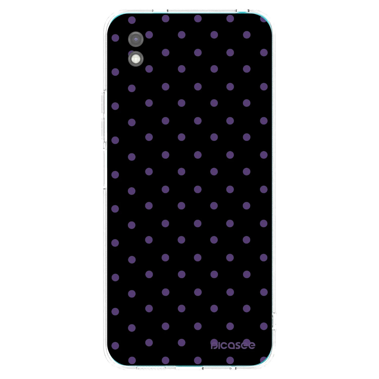 Picasee Μαύρη θήκη σιλικόνης για Xiaomi Redmi 9A - Flickers