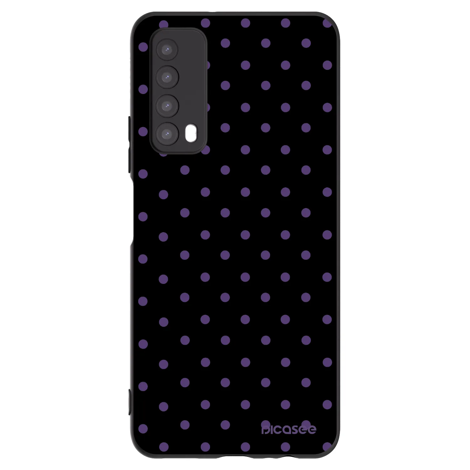 Picasee Μαύρη θήκη σιλικόνης για Huawei P Smart 2021 - Flickers