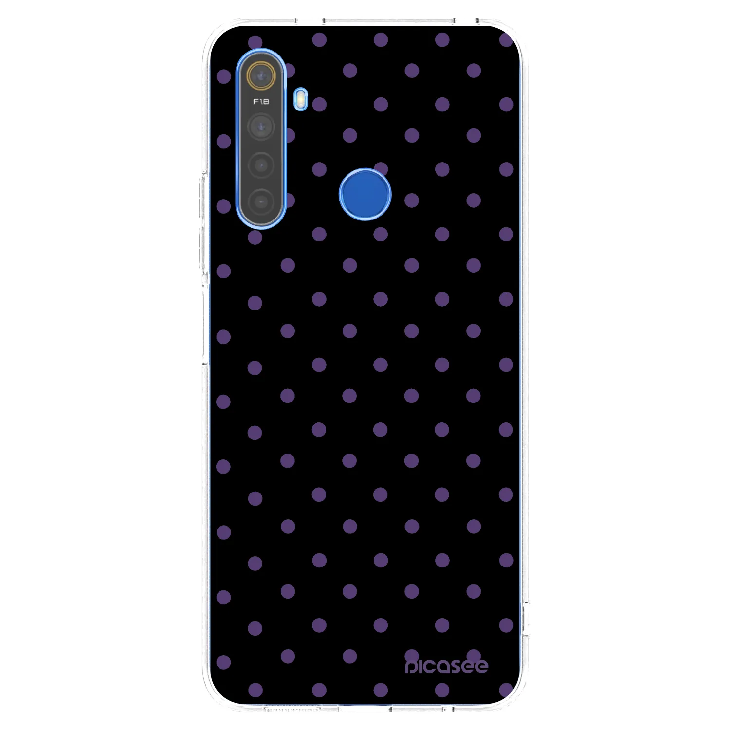 Picasee διαφανής θήκη σιλικόνης Realme 5 - Flickers