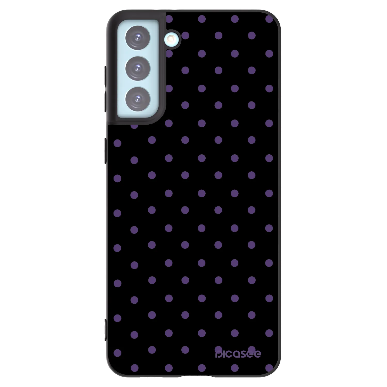Picasee Μαύρη θήκη σιλικόνης για Samsung Galaxy S21+ 5G G996F - Flickers