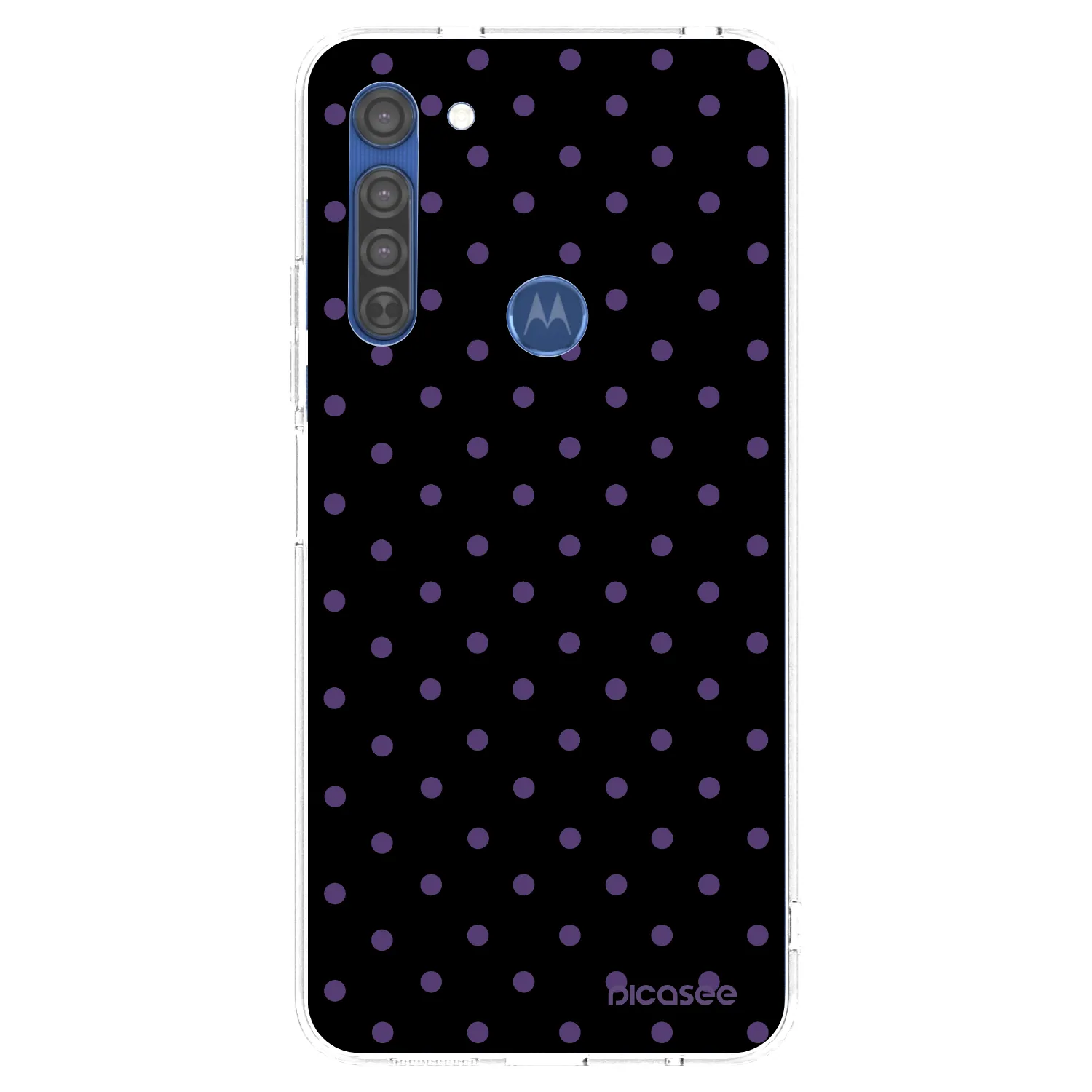 Picasee διαφανής θήκη σιλικόνης Motorola Moto G8 - Flickers