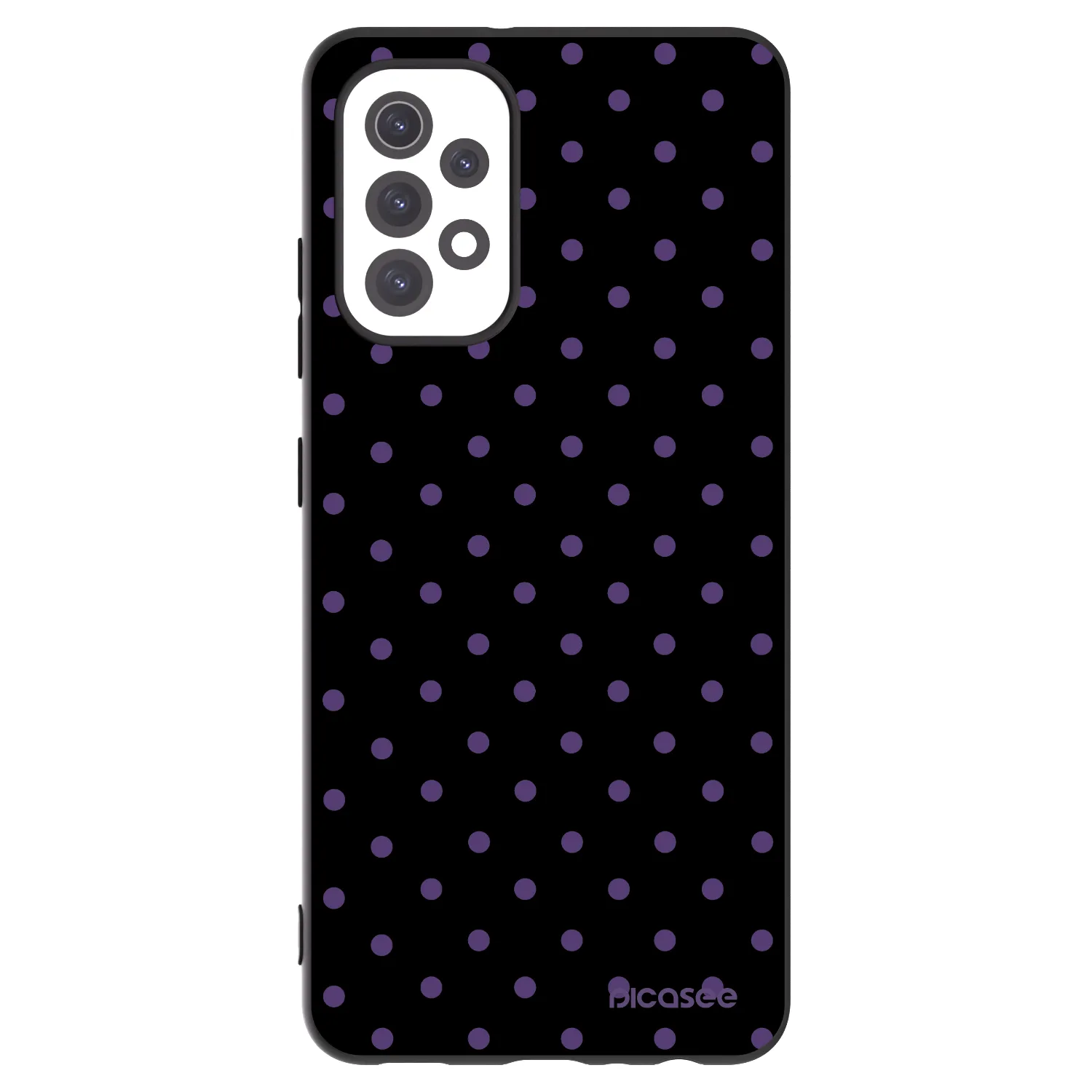 Picasee Μαύρη θήκη σιλικόνης για Samsung Galaxy A32 5G A326B - Flickers