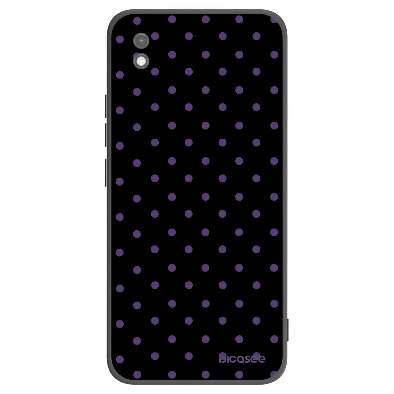 Picasee Μαύρη θήκη σιλικόνης για Xiaomi Redmi 9AT - Flickers