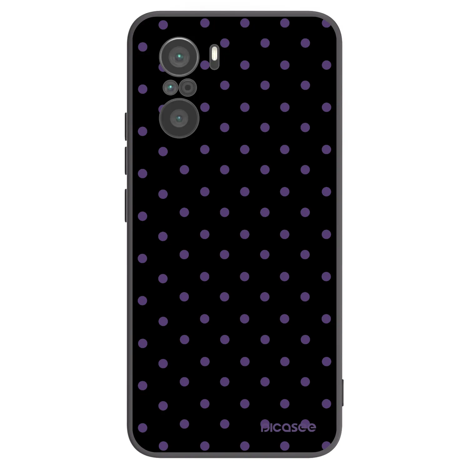 Picasee Μαύρη θήκη σιλικόνης για Xiaomi Poco F3 - Flickers