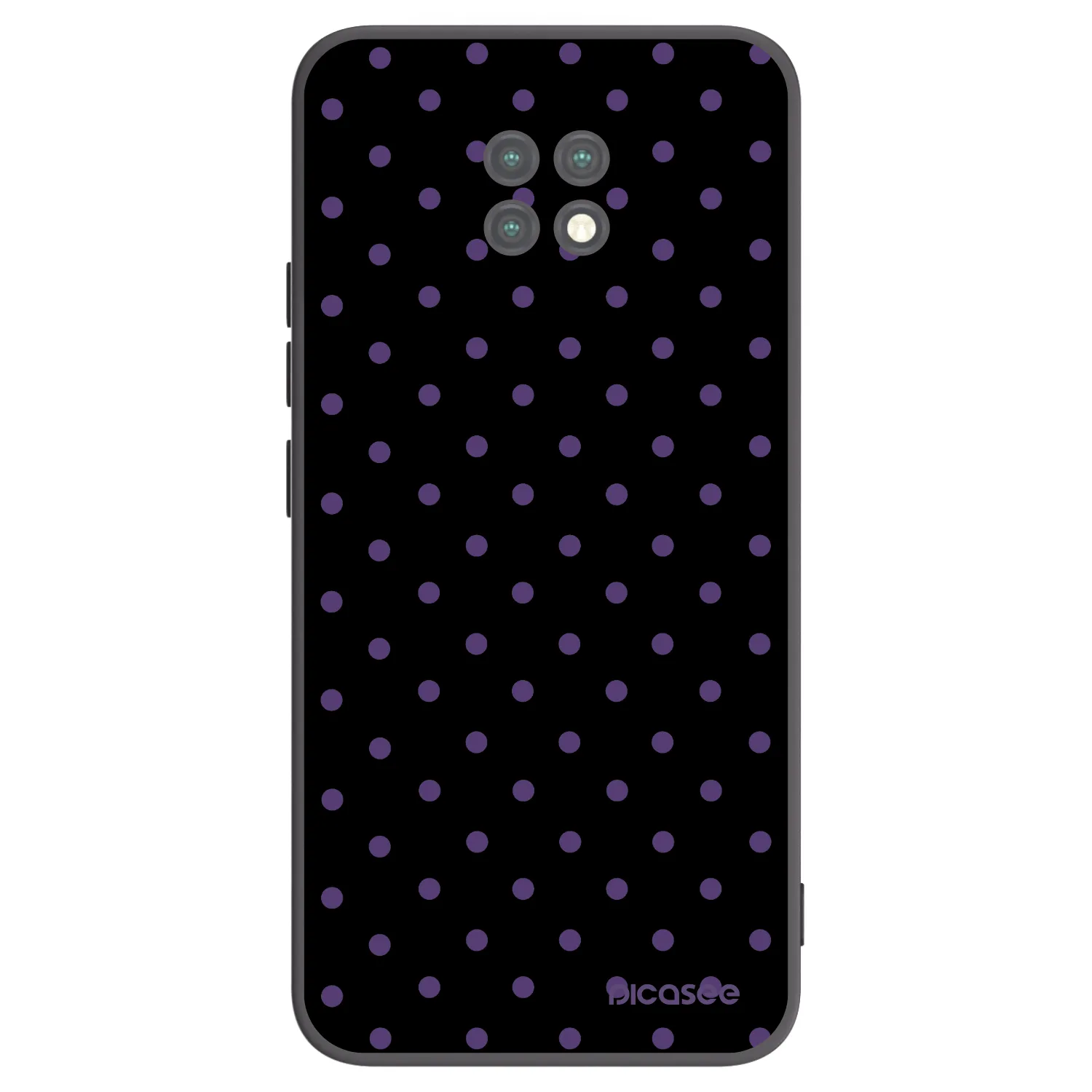 Picasee Μαύρη θήκη σιλικόνης για Xiaomi Redmi Note 9T - Flickers