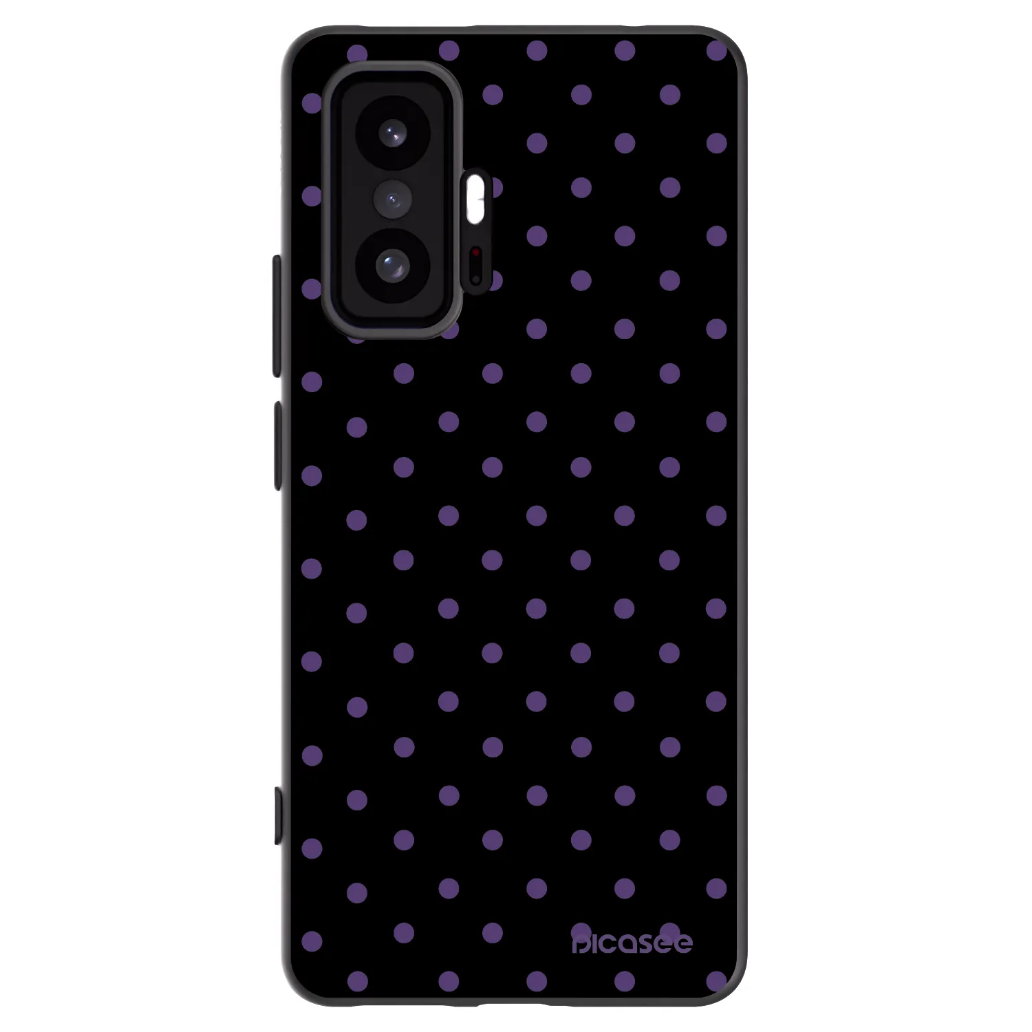 Picasee Μαύρη θήκη σιλικόνης για Xiaomi 11T - Flickers
