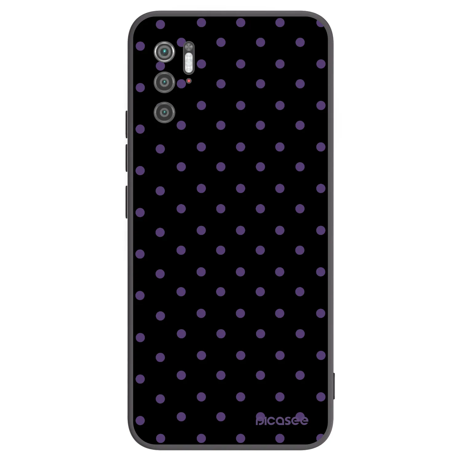 Picasee Μαύρη θήκη σιλικόνης για Xiaomi Poco M3 Pro 5G - Flickers