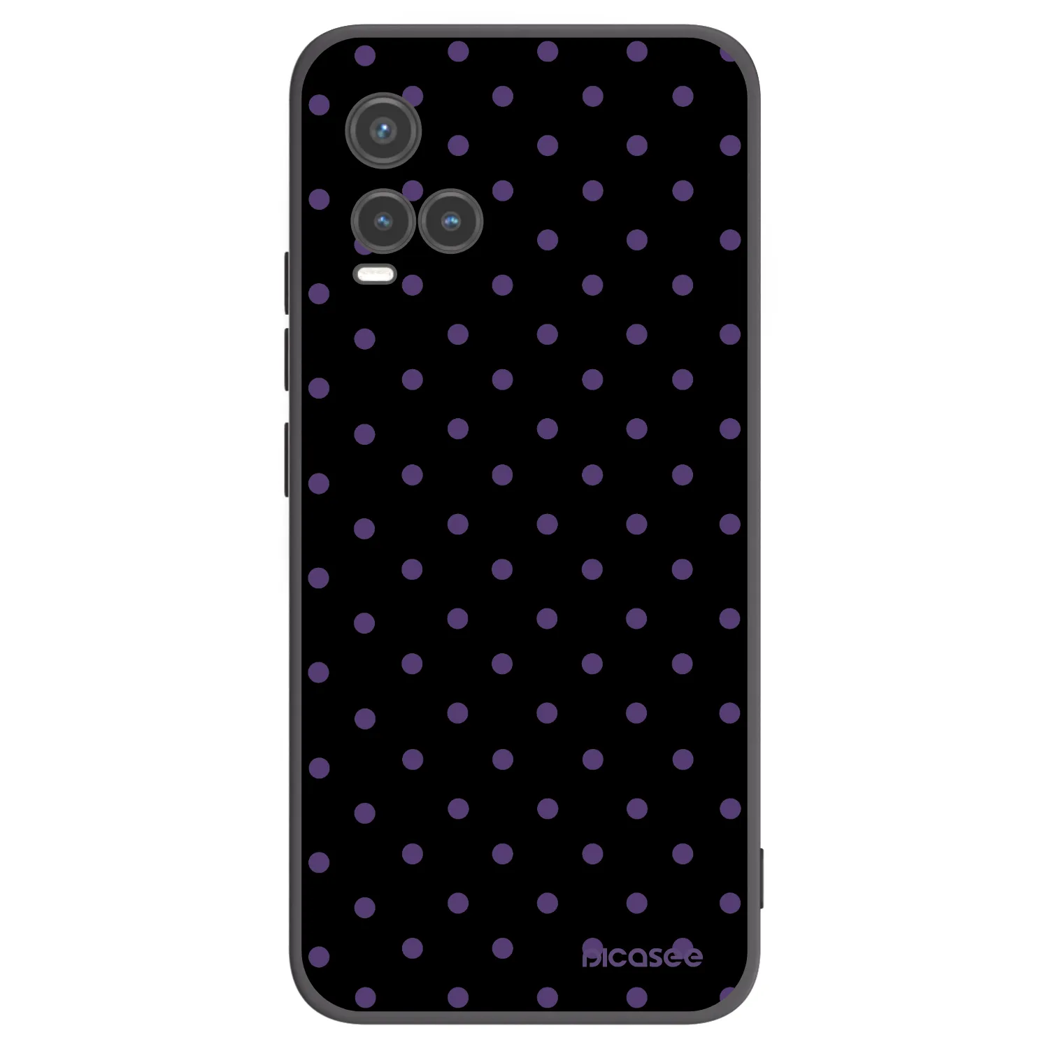 Picasee Μαύρη θήκη σιλικόνης για Vivo Y33s - Flickers