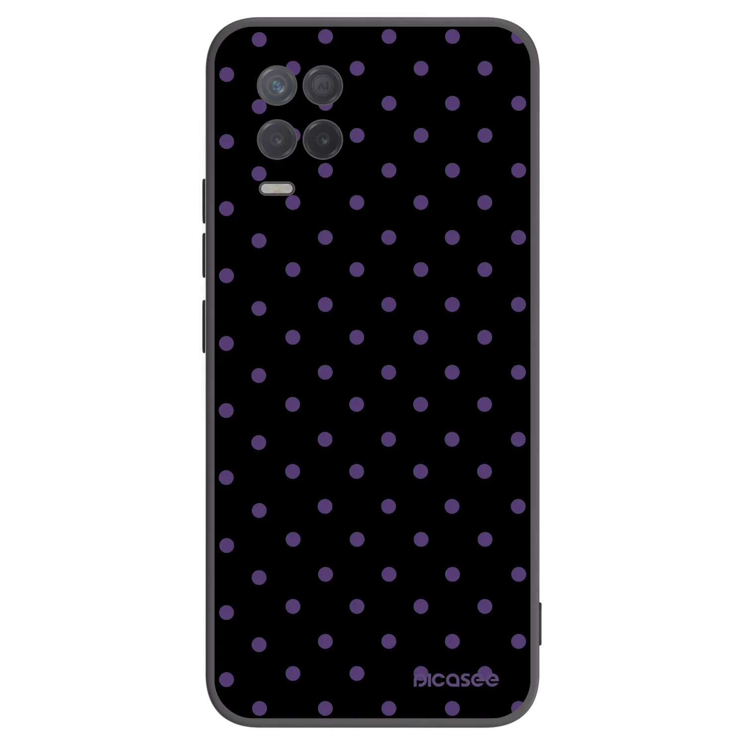 Picasee Μαύρη θήκη σιλικόνης για Realme 8 5G - Flickers