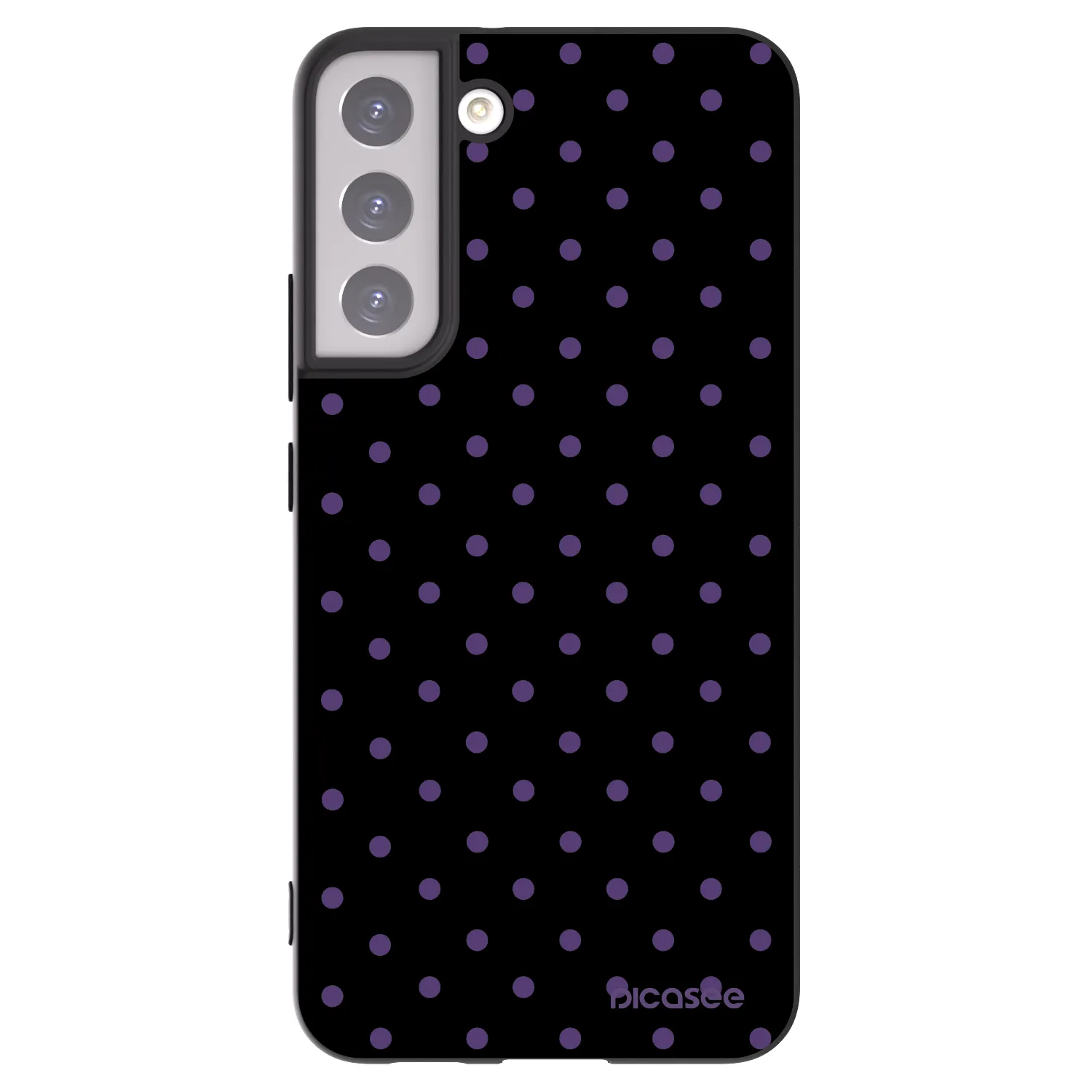 Picasee Μαύρη θήκη σιλικόνης για Samsung Galaxy S22+ 5G - Flickers