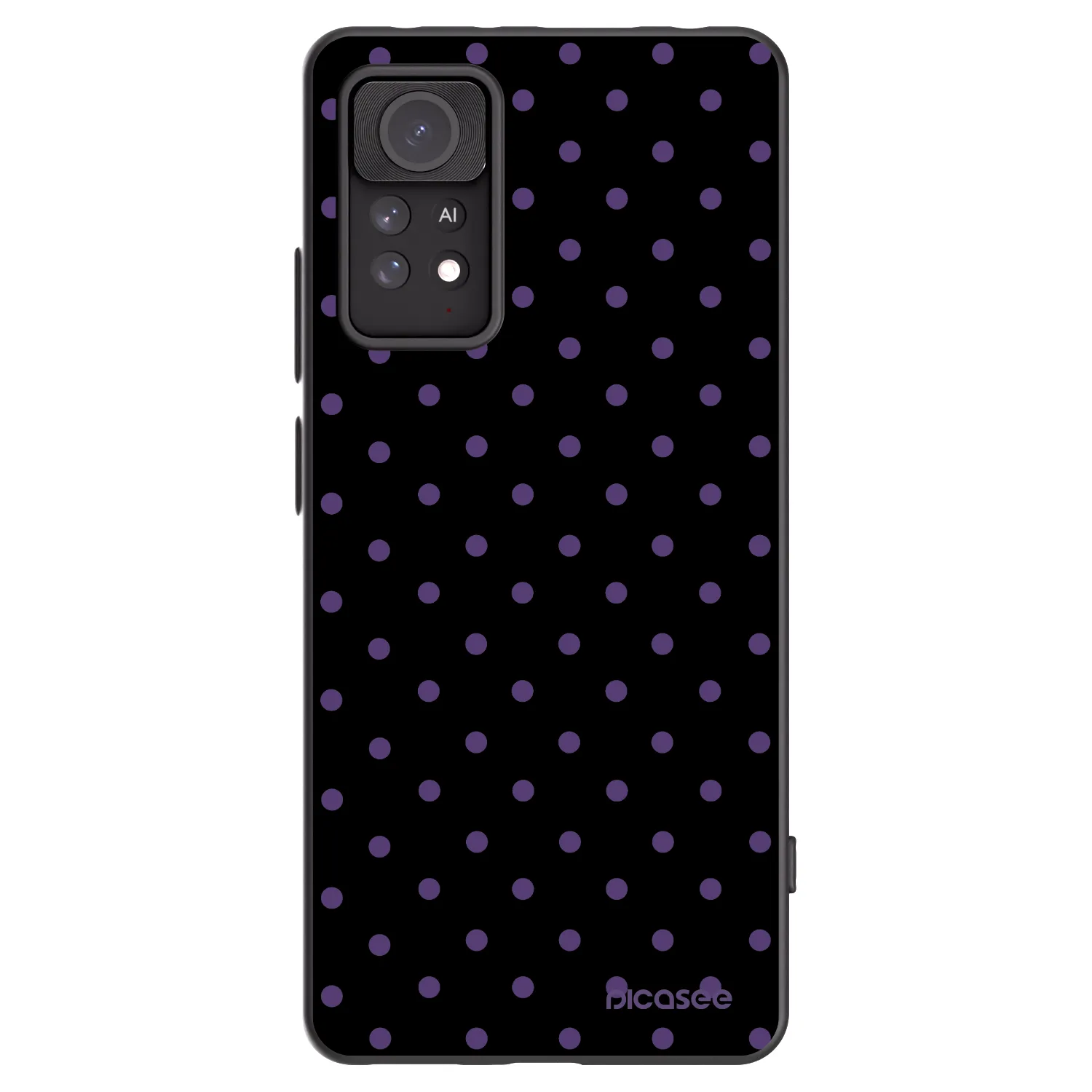 Picasee Μαύρη θήκη σιλικόνης για Xiaomi Redmi Note 11 Pro - Flickers