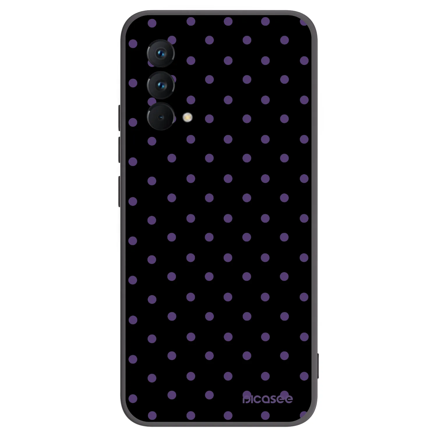 Picasee Μαύρη θήκη σιλικόνης για Realme GT Master Edition 5G - Flickers