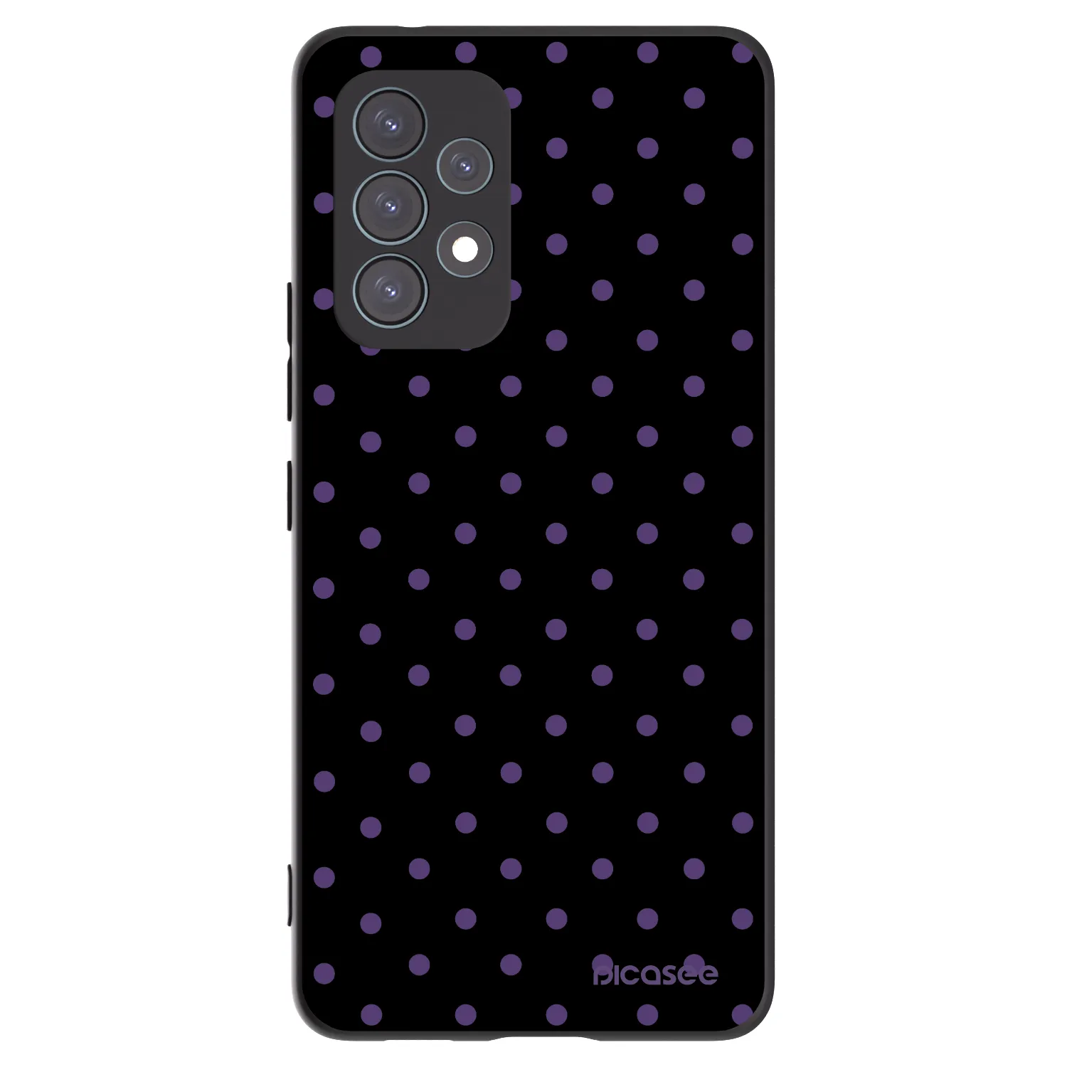 Picasee Μαύρη θήκη σιλικόνης για Samsung Galaxy A53 5G A536 - Flickers