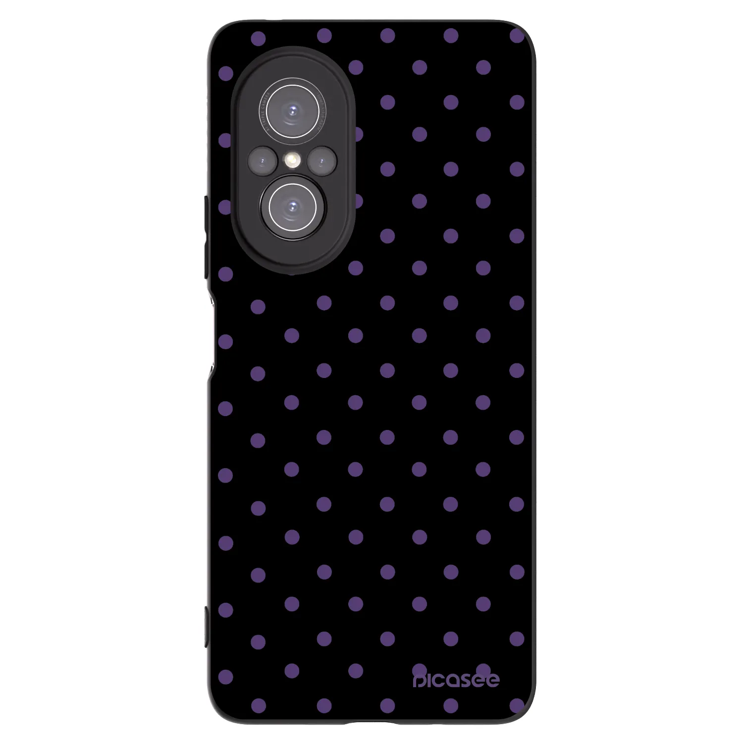 Picasee Μαύρη θήκη σιλικόνης για Huawei Nova 9 SE - Flickers