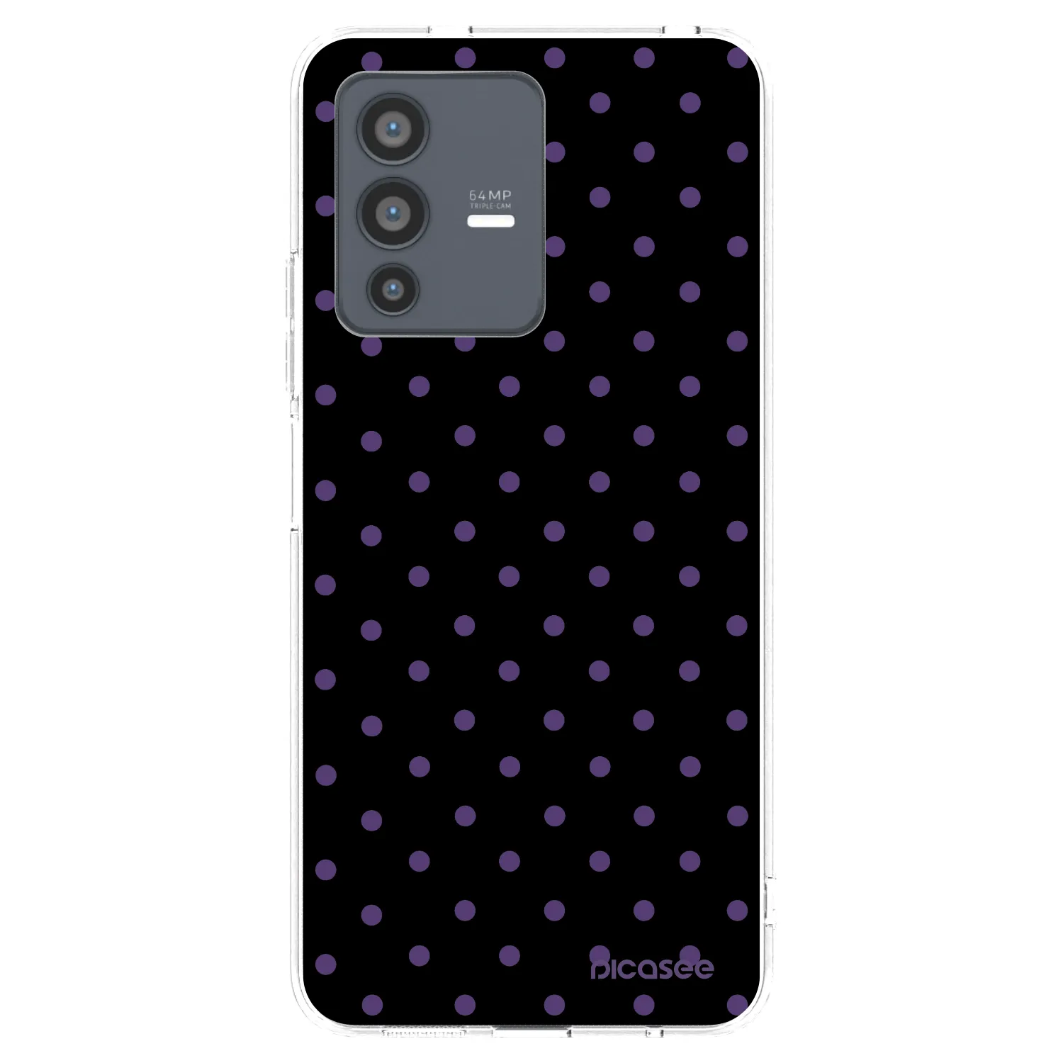 Picasee διαφανής θήκη σιλικόνης Vivo V23 5G - Flickers