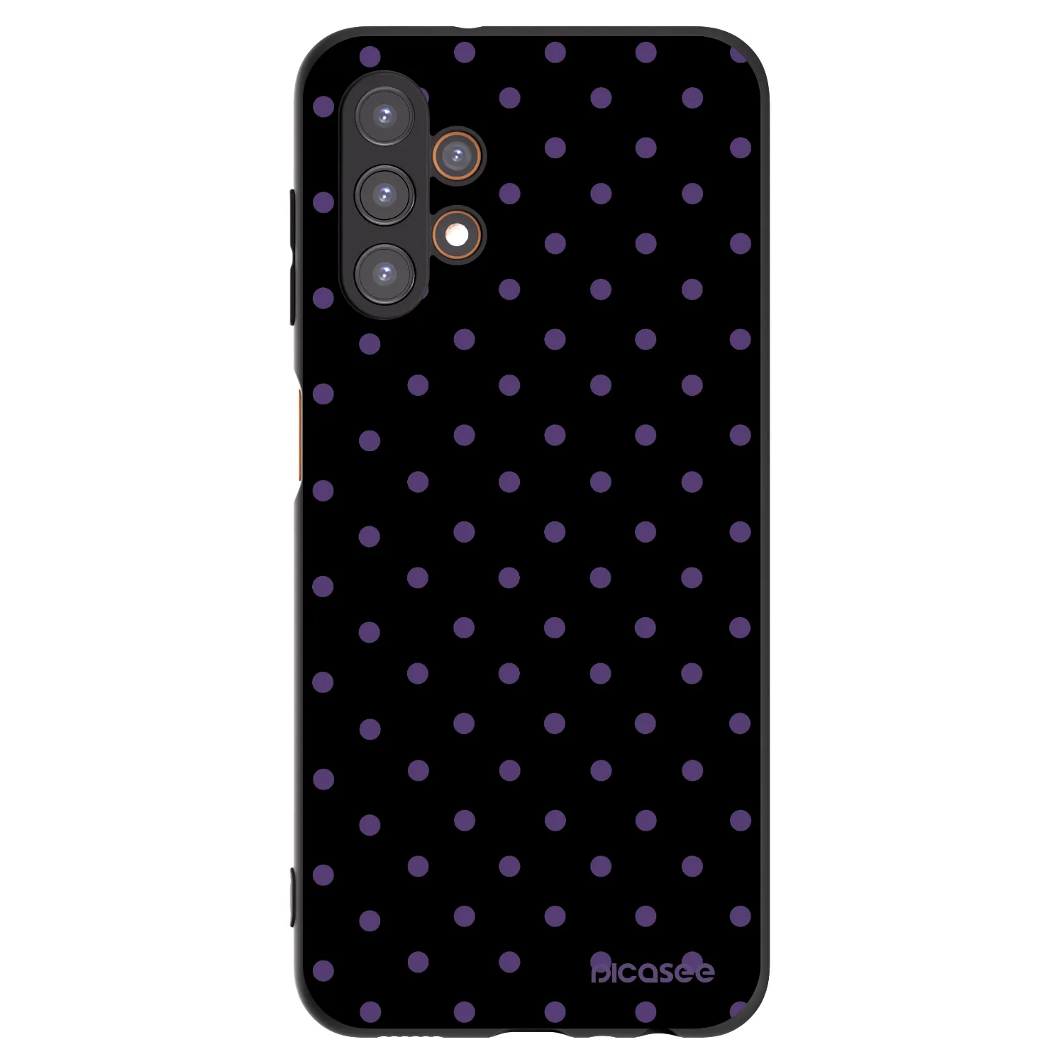 Picasee Μαύρη θήκη σιλικόνης για Samsung Galaxy A13 4G A135 - Flickers